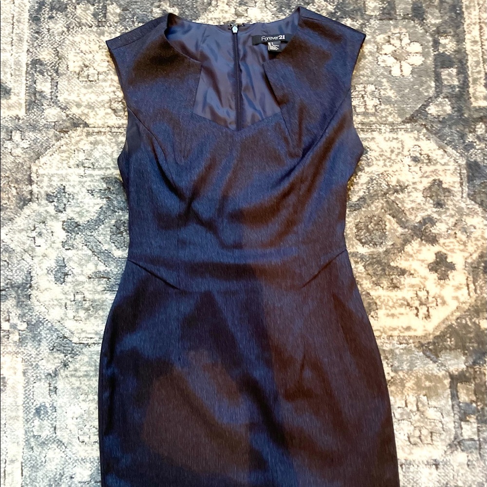 Forever21 Navy midi Dress